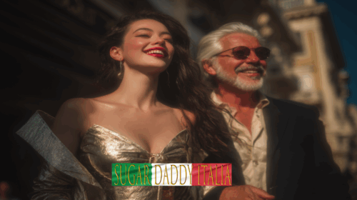 La donna sugar baby e l'uomo sugar daddy ridono in un'aura nebulosa come in un sogno, sembrano molto eccitati, sono delusi.