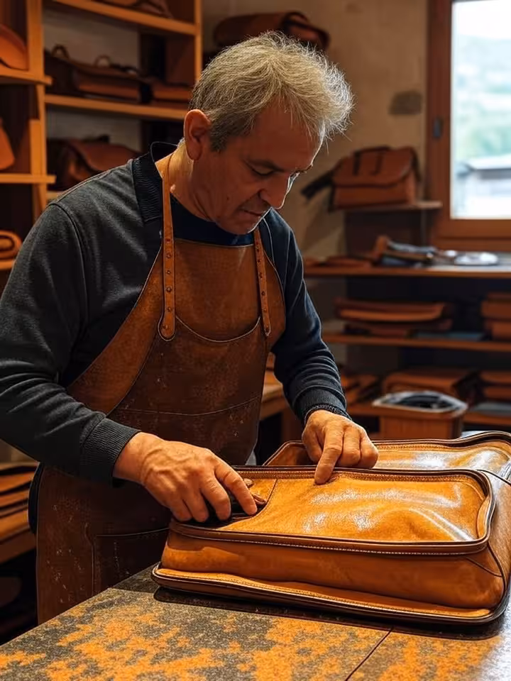 Bottega artigiana tradizionale nell'Oltrarno fiorentino